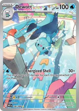 Dewott (White Flare 106/086)